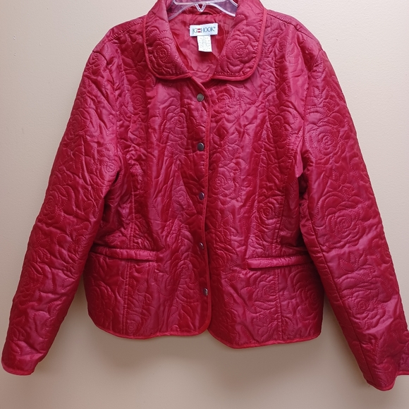 Quilted floral design jacket - XL - Picture 1 of 9